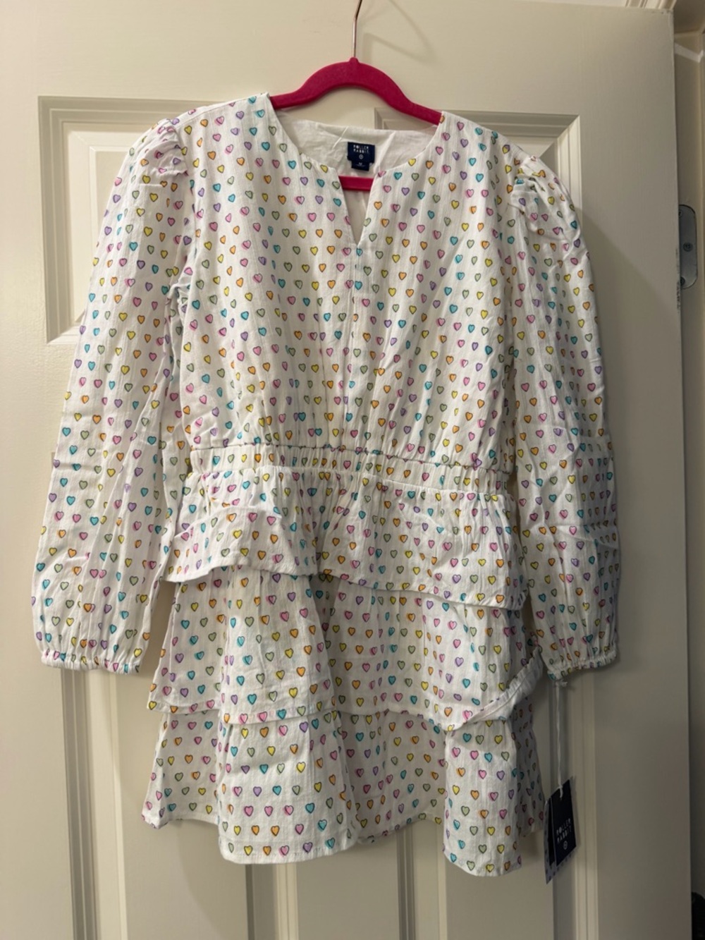 Target x Roller Rabbit Girls Disco Heart Tiered Dress